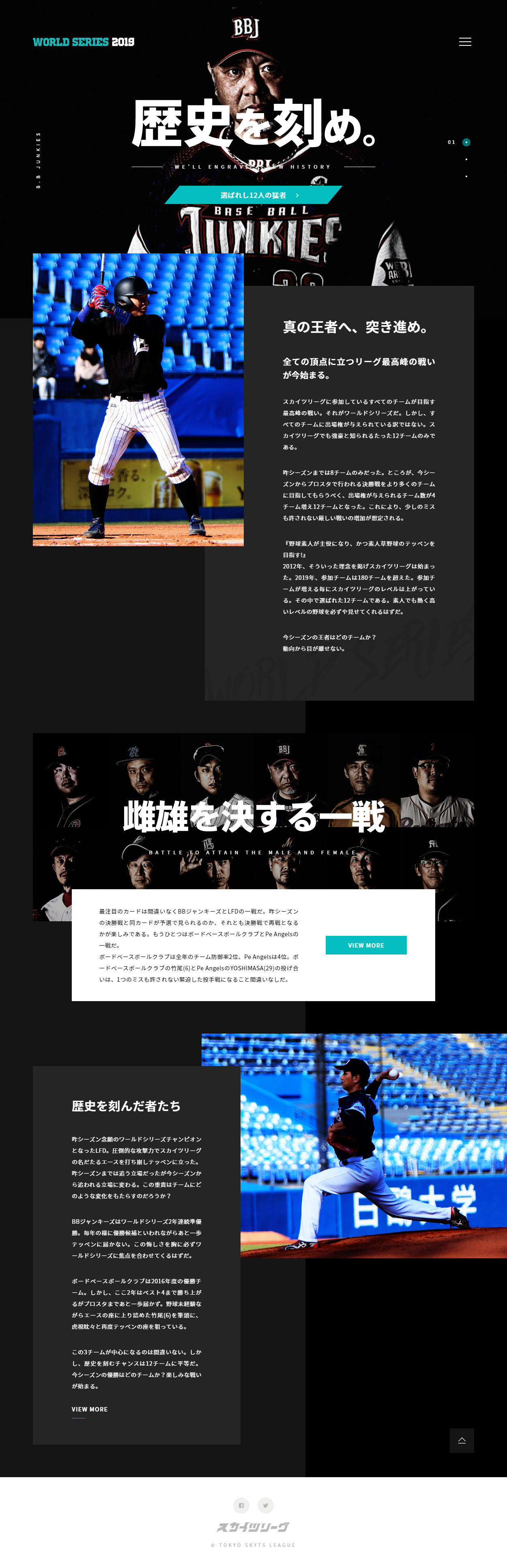 草野球ワールドシリーズ19 Sankou Webデザインギャラリー 参考サイト集