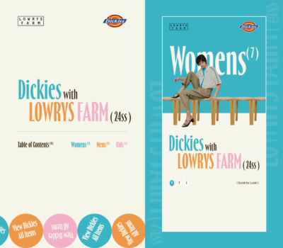 Dickies with LOWRYS FARM（24ss） | LOWRYS FARM