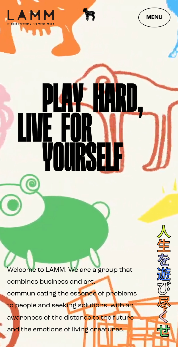 PLAY HARD, LIVE FOR YOURSELF | LAMM,Inc