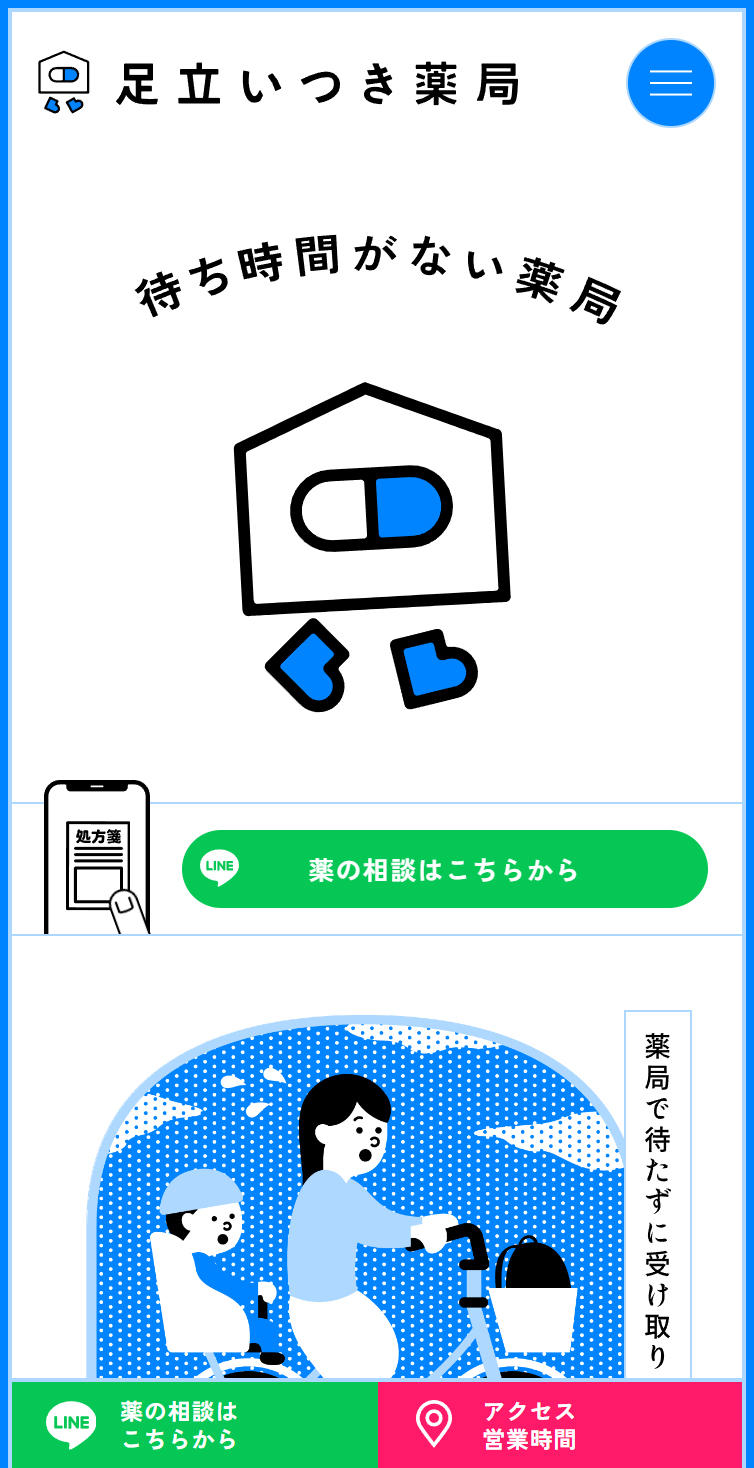 足立いつき薬局 スマホ版