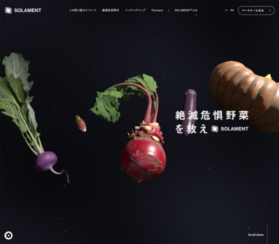 絶滅危惧野菜を救え by SOLAMENT® | 住友金属鉱山株式会社