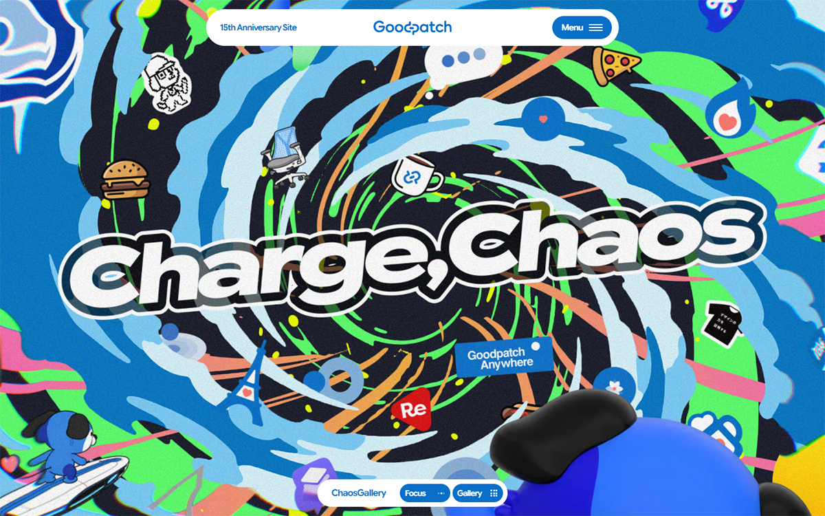 Charge, Chaos. | Goodpatch 15th Anniversary