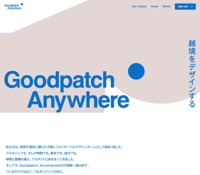 Goodpatch Anywhere | 越境するデザイン組織
