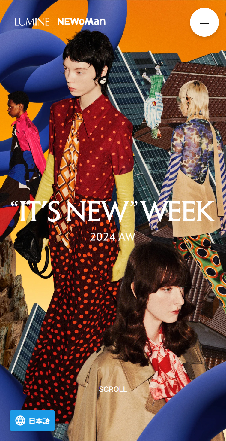 IT’S NEW WEEK 2024 AW スマホ版