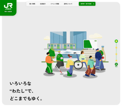 いろいろな“わたし”で、どこまでもゆく。 | 障がい者採用 | JR東日本