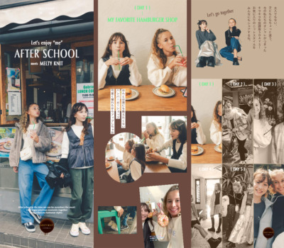 Let’s enjoy “me” AFTER SCHOOL meets MELTY KNIT