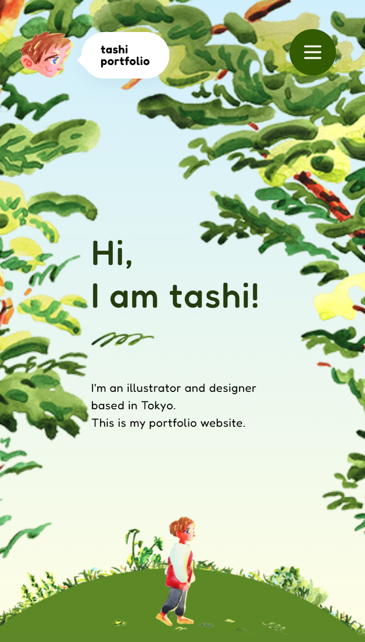 tashi Illustration＆Design Portfolio スマホ版