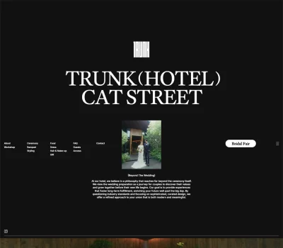 TRUNK（HOTEL） CAT STREET WEDDING