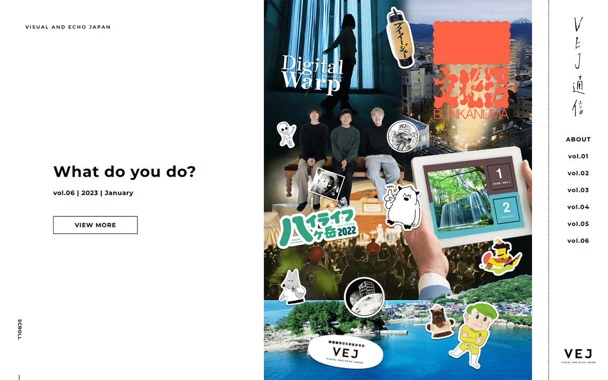 VEJ通信 by VISUAL AND ECHO JAPAN